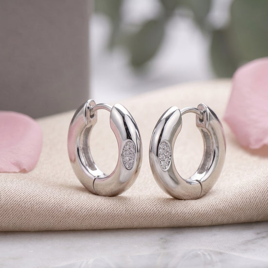 Icon Hoops Silver
