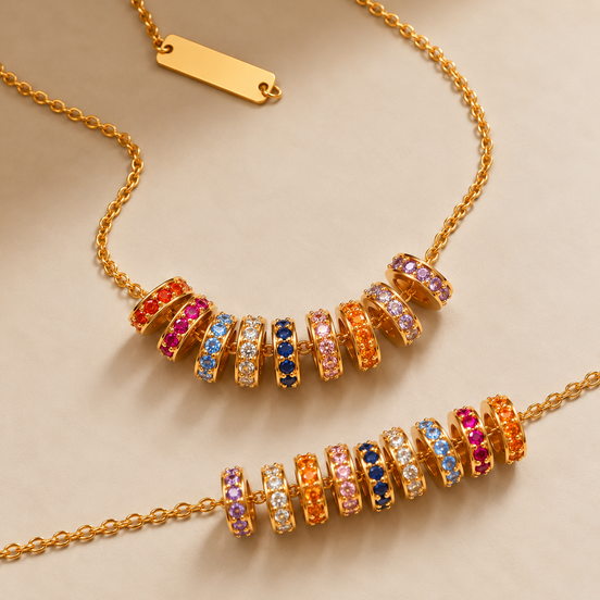 Confetti Ring Chain