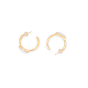 Luna Pearl Hoops
