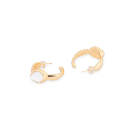 Luna Pearl Hoops